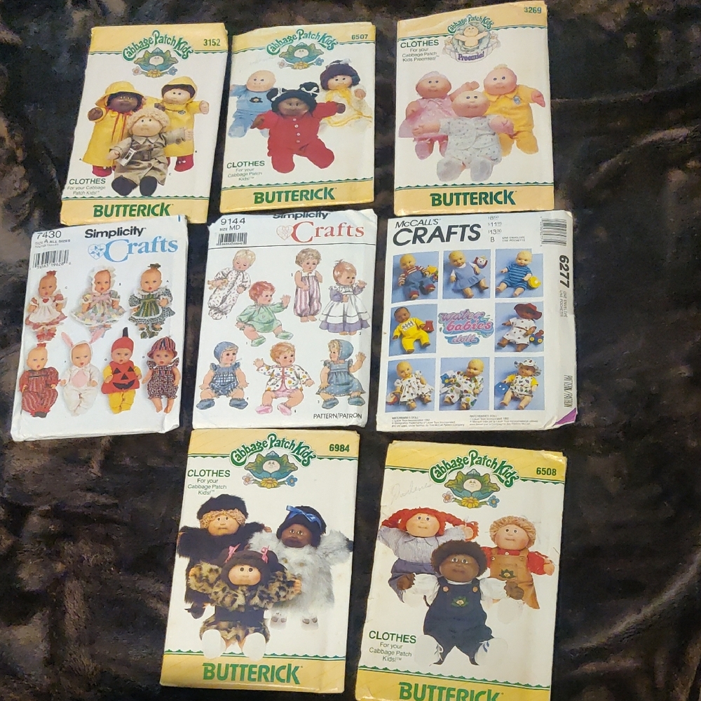 Cabbage Patch Kids Clothing Patterns Plus More